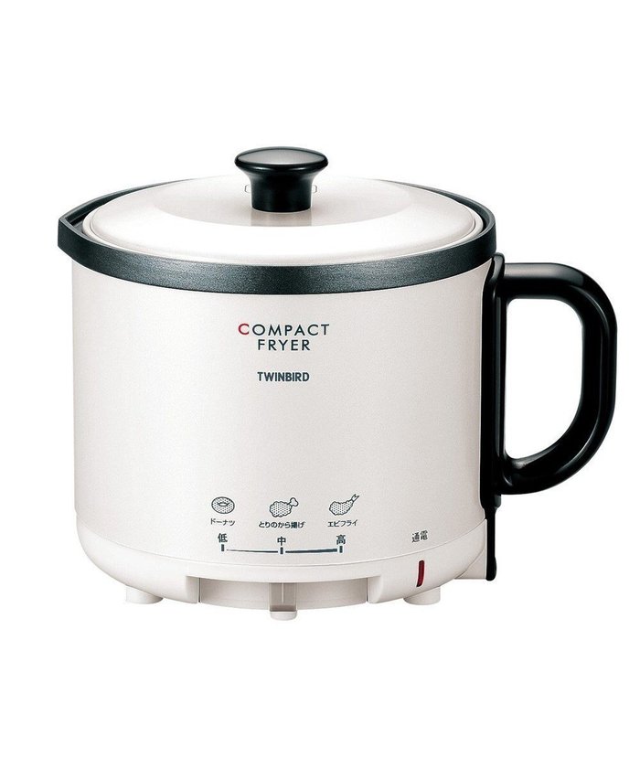 【ヤマト テーブル&キッチン/YAMATO Table & Kitchen】の【TWINBIRD】コンパクトフライヤー パールホワイト EP-4694PW インテリア・キッズ・メンズ・レディースファッション・服の通販 founy(ファニー) https://founy.com/ ファッション Fashion レディースファッション Fashion for Women コンパクト Compact, Small Size パール Pearl, Pearl Accent マグネット Magnet, Magnetic Closure |ID: prp329100004656982 ipo3291000000034251491