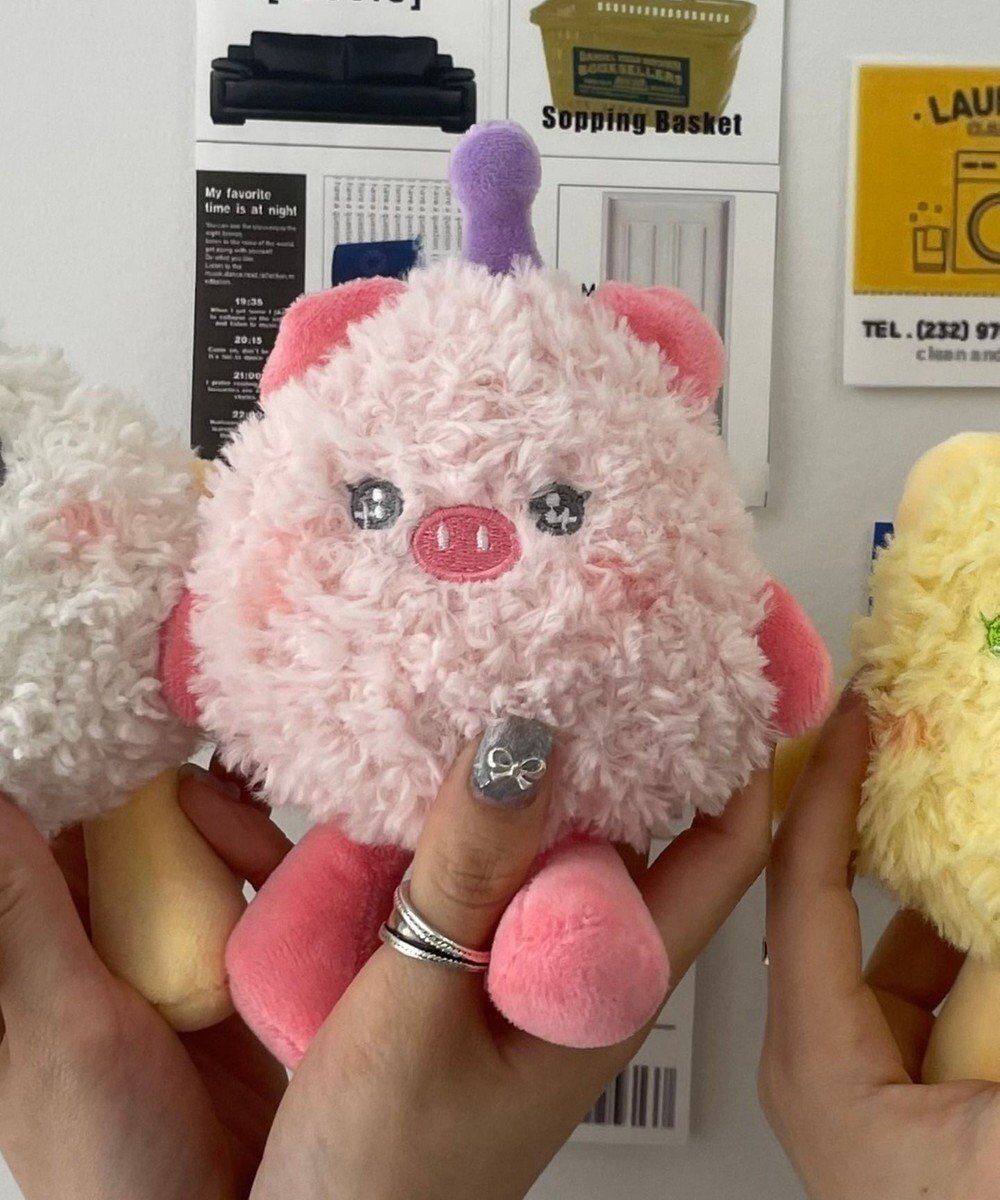 【ウィゴー/WEGO】のキュルキュルあにまるぬいぐるみキーホルダー インテリア・キッズ・メンズ・レディースファッション・服の通販 founy(ファニー) 　ファッション　Fashion　レディースファッション　Fashion for Women　ミニ財布・二つ折り財布　Wallets & Card Cases　アニマル　Animal Print　キーホルダー　Keychain, Key Holder　スマホ　Smartphone, Mobile Device　ポーチ　Pouch, Small Case　リュック　Backpack, Rucksack　財布　Wallet, Purse　柄4|ID: prp329100004656996 ipo3291000000033686731