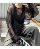 【ウィゴー/WEGO】のメッシュサイドドロストトップス 人気、トレンドファッション・服の通販 founy(ファニー) ファッション Fashion レディースファッション Fashion for Women トップス・カットソー Cut & Sew Tops シャツ・ブラウス・オフィスカジュアル Elegant Blouses & Button-Ups ロングTシャツ・Tシャツ Longline T-Shirts & Tees カットソー・ベーシックTシャツ Cut-and-Sewn Tops / Stretch Tees & Basics おすすめ Recommended / Our Picks カットソー Cut and Sewn Top カーゴパンツ Cargo Pants, Utility Pants ショート Short, Short Length スマホ Smartphone, Mobile Device デニム Denim, Jeans Material ロング Long, Long-Length ワイド Wide, Wide Fit 夏 Summer 春 Spring S/S・春夏 SS, Spring/Summer, Warm Season thumbnail ブラック|ID: prp329100004656997 ipo3291000000034991567