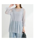 【グリーンパークス/Green Parks】のチュールシャーリングチュニック Gray|ID: prp329100004657010 ipo3291000000033686869