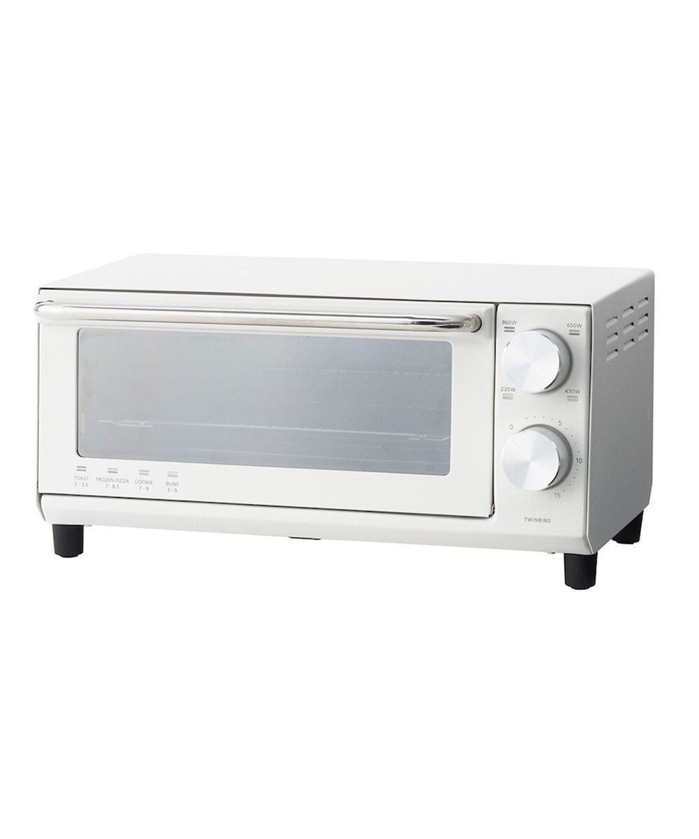 【ヤマト テーブル&キッチン/YAMATO Table & Kitchen】の【TWINBIRD】オーブントースター ホワイト TS-D038W インテリア・キッズ・メンズ・レディースファッション・服の通販 founy(ファニー) 　ファッション　Fashion　レディースファッション　Fashion for Women　ガラス　Glass, Glassware　コンパクト　Compact, Small Size　シンプル　Simple, Minimal　スタイリッシュ　Stylish, Fashionable　ハーフ　Half, Half-Length　ホワイト|ID: prp329100004657014 ipo3291000000034251319