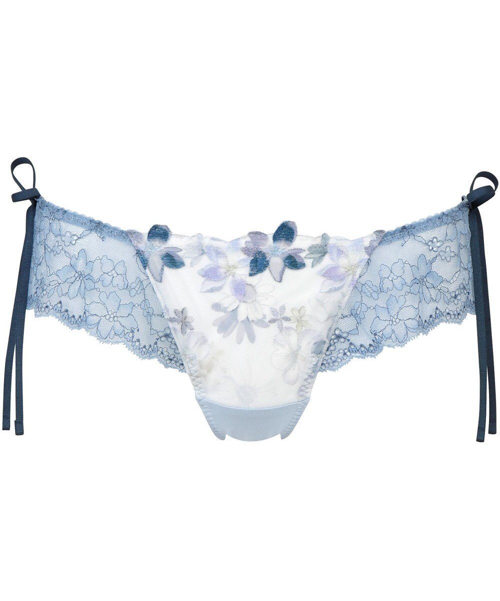 【ワコール/WACOAL】のTバック ショーツ 【重力に負けないバストケアBra】 はきこみ丈あさめ BRB414とペア レディース PRA414 /ワコール インテリア・キッズ・メンズ・レディースファッション・服の通販 founy(ファニー) 　ファッション　Fashion　レディースファッション　Fashion for Women　バッグ　Bags　アンダー　Underwear Essentials　ショーツ　Shorts, Short Pants　リボン　Ribbon, Bow　レース　Lace, Lace Fabric　グレイッシュブルー|ID: prp329100004657018 ipo3291000000034959368