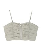 【グリーンパークス/Green Parks】の・ELENCARE DUE シャーリングビスチェ Gray Beige|ID: prp329100004657041 ipo3291000000033687284