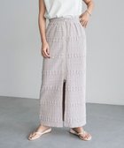 【グリーンパークス/Green Parks】の・ELENCARE DUE 2way W-ZIPスカート Gray|ID: prp329100004657042 ipo3291000000034251038