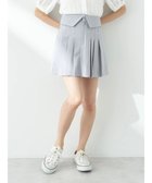 【アースミュージックアンドエコロジー/earth music&ecology】の折り返しプリーツスカート Light Gray|ID: prp329100004657069 ipo3291000000034252143