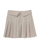 【アースミュージックアンドエコロジー/earth music&ecology】の折り返しプリーツスカート Light Beige|ID: prp329100004657069 ipo3291000000034252144