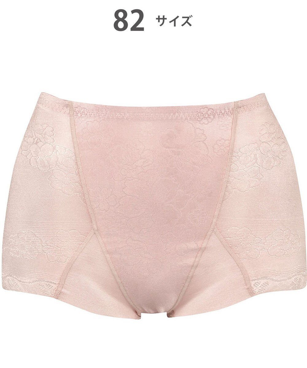 【ウィング/Wing】のガードル 【キュッとアップパンツ】 ヒップをまるくメリハリあるラインに ラクにおなか押さえ ショート丈 KQ0545 ウイング/ワコール インテリア・キッズ・メンズ・レディースファッション・服の通販 founy(ファニー) 　ファッション　Fashion　レディースファッション　Fashion for Women　パンツ　Pants & Trousers　下着・ランジェリー　Lingerie & Intimates　アンダーウェア・ベースインナー・肌着　Underwear / Base Layer / Undergarments　なめらか　Smooth, Silky Texture　アンダー　Underwear Essentials　ショート　Short, Short Length　メッシュ　Mesh, Net Fabric　ピーチ|ID: prp329100004657072 ipo3291000000033687629