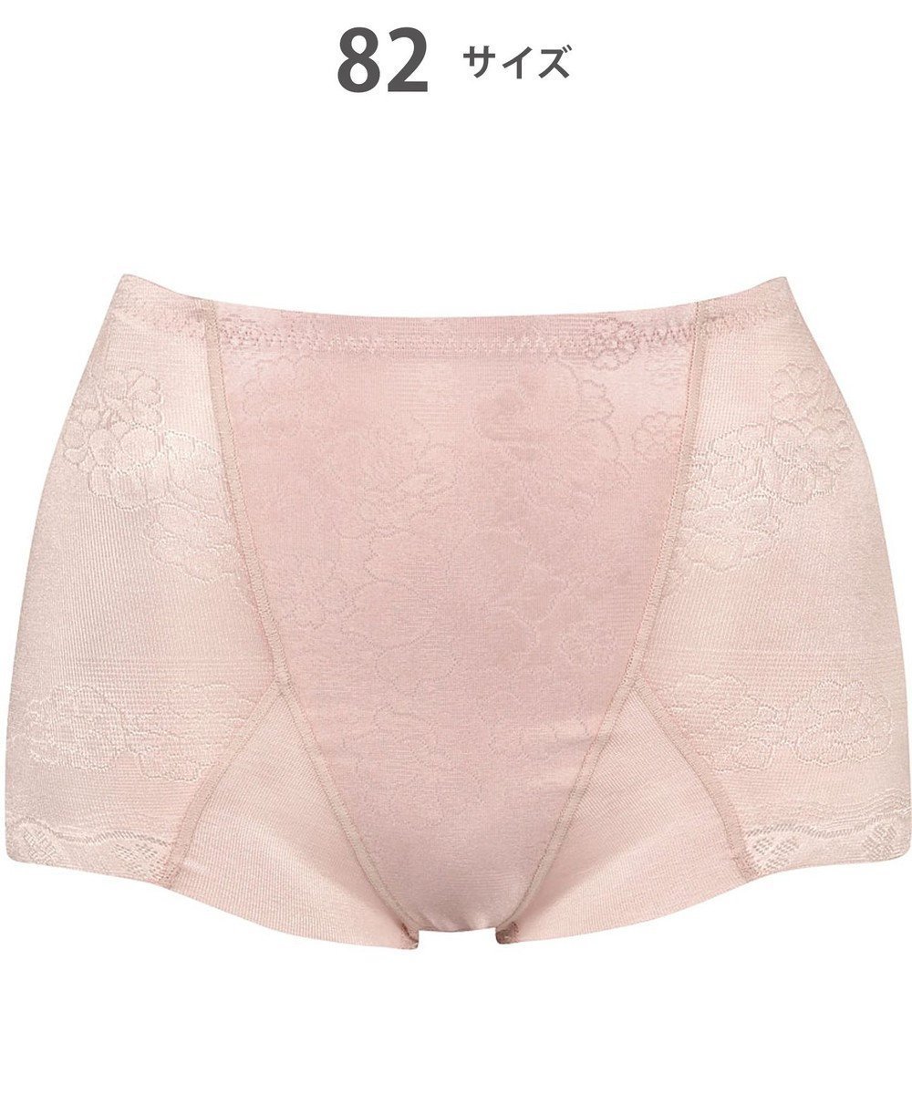 【ウィング/Wing】のガードル 【キュッとアップパンツ】 ヒップをまるくメリハリあるラインに ラクにおなか押さえ ショート丈 KQ0545 ウイング/ワコール インテリア・キッズ・メンズ・レディースファッション・服の通販 founy(ファニー) 　ファッション　Fashion　レディースファッション　Fashion for Women　パンツ　Pants & Trousers　下着・ランジェリー　Lingerie & Intimates　アンダーウェア・ベースインナー・肌着　Underwear / Base Layer / Undergarments　なめらか　Smooth, Silky Texture　アンダー　Underwear Essentials　ショート　Short, Short Length　メッシュ　Mesh, Net Fabric　ピーチ|ID: prp329100004657072 ipo3291000000034252283