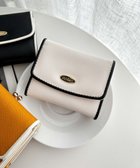 【ウィゴー/WEGO】のパイピングガマ口ウォレット ホワイト|ID: prp329100004657074 ipo3291000000033687691