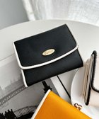【ウィゴー/WEGO】のパイピングガマ口ウォレット ブラック|ID: prp329100004657074 ipo3291000000033687693