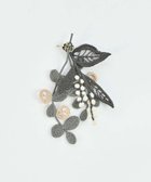 【アンドウール/AND WOOL】のミモザ刺繍のピアス グレー|ID: prp329100004657079 ipo3291000000033687771