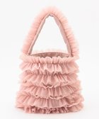 【ラ バガジェリー/LA BAGAGERIE】の【MONICA】チュールフリル2WAYバッグ ピンク|ID: prp329100004657095 ipo3291000000034685594