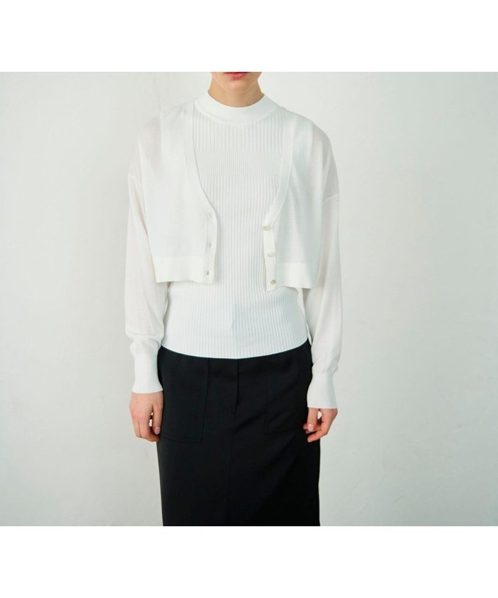 【グレース コンチネンタル/GRACE CONTINENTAL】のショートドルマンニットカーディガン インテリア・キッズ・メンズ・レディースファッション・服の通販 founy(ファニー) https://founy.com/ ファッション Fashion レディースファッション Fashion for Women トップス・カットソー Cut & Sew Tops ニット Knit Tops & Sweaters カーディガン・羽織り Layered Style Cardigans カーディガン Cardigan, Knitwear ショート Short, Short Length シンプル Simple, Minimal ノースリーブ Sleeveless, No-Sleeve プレーン Plain, Simple リゾート Resort, Vacation Style 夏 Summer 定番 Standard, Basic Item 春 Spring S/S・春夏 SS, Spring/Summer, Warm Season |ID: prp329100004657098 ipo3291000000034628998