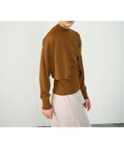 【グレース コンチネンタル/GRACE CONTINENTAL】のショートドルマンニットカーディガン ブラウン|ID: prp329100004657098 ipo3291000000034629000