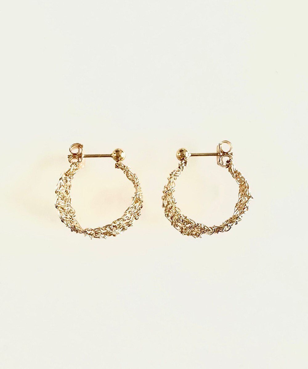 【カスミノ/CASUMINO】の【手編み/K14gf】leaf pierce ピアス 人気、トレンドファッション・服の通販 founy(ファニー) 　ファッション　Fashion　レディースファッション　Fashion for Women　かぎ針　Crochet　アクセサリー　Fashion Accessories　イヤリング　Earrings　フープ　Hoop, Hoop Earrings　ワイヤー　Wire, Wired Bra　エレガント 上品　Elegant　手編み　Hand-Knitted, Handmade Knit　 other-1|ID: prp329100004657104 ipo3291000000033688236