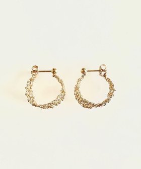 【カスミノ/CASUMINO】の【手編み/K14gf】leaf pierce ピアス 人気、トレンドファッション・服の通販 founy(ファニー) ファッション Fashion レディースファッション Fashion for Women かぎ針 Crochet アクセサリー Fashion Accessories イヤリング Earrings フープ Hoop, Hoop Earrings ワイヤー Wire, Wired Bra エレガント 上品 Elegant 手編み Hand-Knitted, Handmade Knit |ID:prp329100004657104