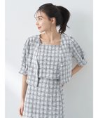 【アースミュージックアンドエコロジー/earth music&ecology】のSET2点 カットソーツィードアンサンブル Check Black|ID: prp329100004657107 ipo3291000000034252818