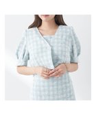 【アースミュージックアンドエコロジー/earth music&ecology】のSET2点 カットソーツィードアンサンブル Check Green|ID: prp329100004657107 ipo3291000000034252823