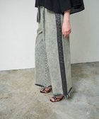 【グレース コンチネンタル/GRACE CONTINENTAL】のデニムワイドイージーパンツ グレー|ID: prp329100004657109 ipo3291000000033688305
