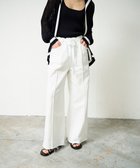 【グレース コンチネンタル/GRACE CONTINENTAL】のデニムワイドイージーパンツ ホワイト|ID: prp329100004657109 ipo3291000000034252905