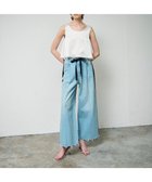 【グレース コンチネンタル/GRACE CONTINENTAL】のデニムワイドイージーパンツ サックス|ID: prp329100004657109 ipo3291000000034252906