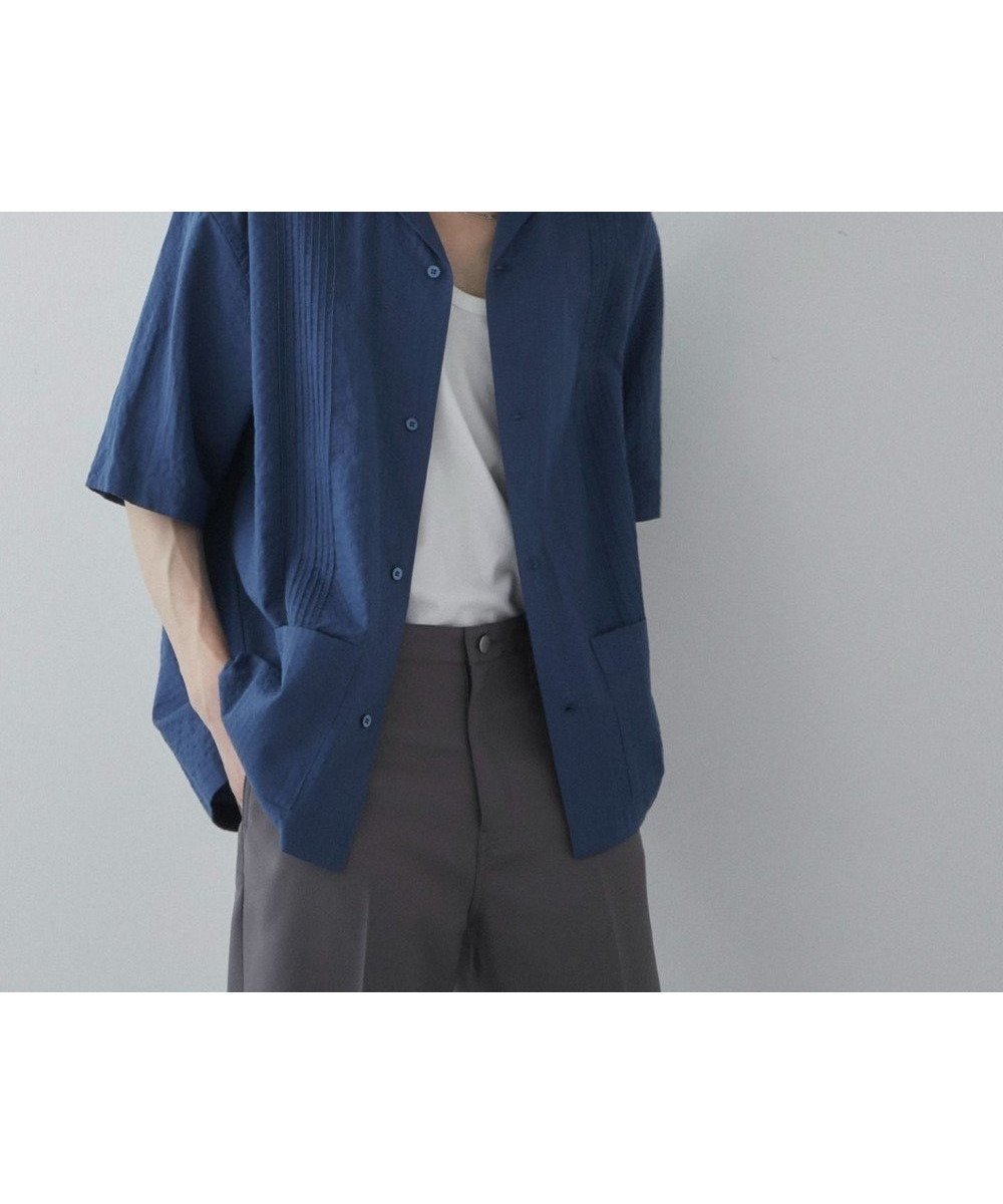 【ウィゴー/WEGO】の【ユニセックス着用ITEM】キューバシャツ インテリア・キッズ・メンズ・レディースファッション・服の通販 founy(ファニー) 　ファッション　Fashion　レディースファッション　Fashion for Women　トップス・カットソー　Cut & Sew Tops　シャツ・ブラウス・オフィスカジュアル　Elegant Blouses & Button-Ups　春　Spring　カーゴパンツ　Cargo Pants, Utility Pants　サッカー　Seersucker, Summer Fabric　シンプル　Simple, Minimal　スマホ　Smartphone, Mobile Device　スラックス　Slacks, Dress Pants　デニム　Denim, Jeans Material　プリーツ　Pleats, Pleated　ポケット　Pocket, Pocket Detail　ルーズ　Loose, Oversized　ワーク　Workwear, Utility Style　S/S・春夏　SS, Spring/Summer, Warm Season　夏　Summer　ブルー|ID: prp329100004657113 ipo3291000000034017848
