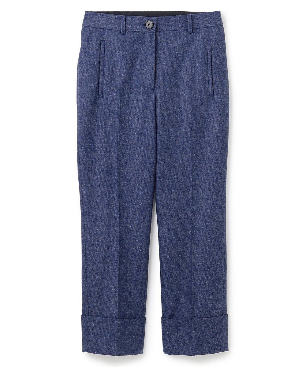 【ジョゼフ/JOSEPH】のネップメルトン テーパードトラウザーズ インテリア・キッズ・メンズ・レディースファッション・服の通販 founy(ファニー) 　ファッション　Fashion　レディースファッション　Fashion for Women　パンツ　Pants & Trousers　センター　Center, Center Line　ネップ　Nepp, Slub Yarn　プリーツ　Pleats, Pleated　ポケット　Pocket, Pocket Detail　ミドル　Middle Length, Mid Height　メルトン　Melton, Heavy Wool　エレガント 上品　Elegant　冬　Winter / This Winter　A/W・秋冬　Autumn/Winter　Lapis|ID: prp329100004657125 ipo3291000000033688462