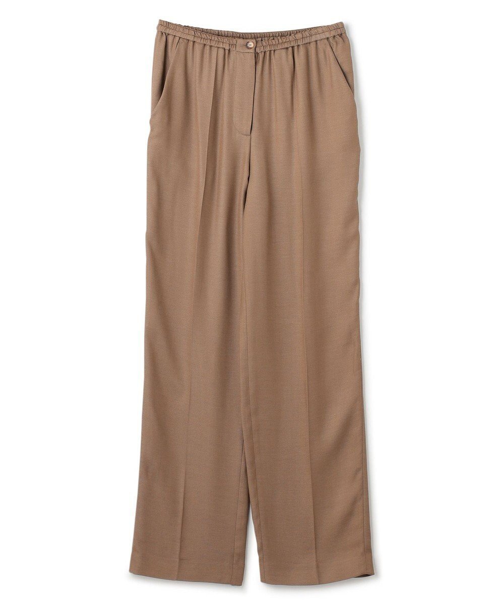 【ジョゼフ/JOSEPH】のビスコースツイル トラウザーズ インテリア・キッズ・メンズ・レディースファッション・服の通販 founy(ファニー) 　ファッション　Fashion　レディースファッション　Fashion for Women　パンツ　Pants & Trousers　フロント　Front, Front Design　ラグジュアリー　Luxury, Elegant　リラックス　Relax, Relaxed Fit　エレガント 上品　Elegant　A/W・秋冬　Autumn/Winter　Hickory|ID: prp329100004657144 ipo3291000000033688598