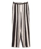 【ジョゼフ/JOSEPH】のジョゼフストライプ トラウザーズ Oyster White/ Black|ID: prp329100004657154 ipo3291000000033688623