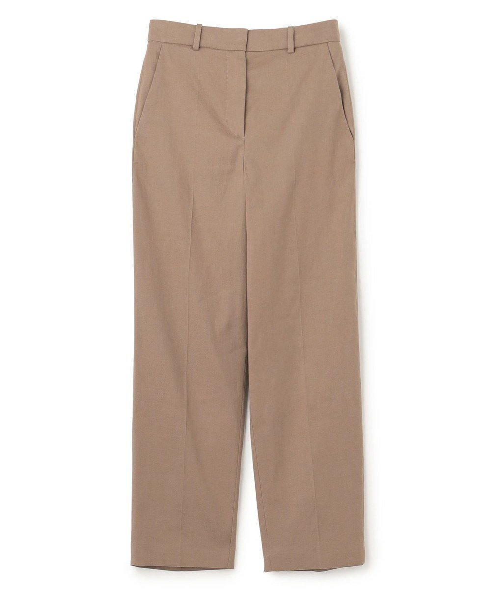 【ジョゼフ/JOSEPH】のストレッチリネンコットン ストレートトラウザーズ インテリア・キッズ・メンズ・レディースファッション・服の通販 founy(ファニー) 　ファッション　Fashion　レディースファッション　Fashion for Women　パンツ　Pants & Trousers　ウォッシュ　Washed Finish　ストレッチ　Stretch, Stretchy Fabric　テーラード　Tailored, Tailored Fit　ポケット　Pocket, Pocket Detail　リネン　Linen, Linen Fabric　夏　Summer　春　Spring　S/S・春夏　SS, Spring/Summer, Warm Season　Frozen Mocha|ID: prp329100004657157 ipo3291000000033688639