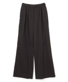 【ジョゼフ/JOSEPH】のライトコットンサテン ワイドストレートトラウザーズ Black|ID: prp329100004657159 ipo3291000000033688644