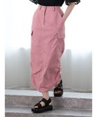 【グリーンパークス/Green Parks】の・SUGAR SPOON 配色stカーゴスカート Pink|ID: prp329100004657165 ipo3291000000034275585