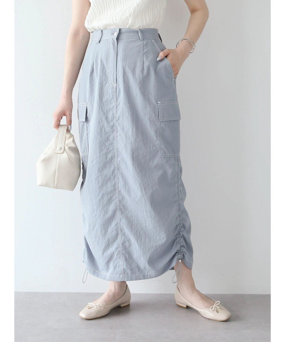 【グリーンパークス/Green Parks】の・SUGAR SPOON 配色stカーゴスカート インテリア・キッズ・メンズ・レディースファッション・服の通販 founy(ファニー) ファッション Fashion レディースファッション Fashion for Women スカート Skirts スマート Smart, Elegant ポケット Pocket, Pocket Detail 夏 Summer 春 Spring S/S・春夏 SS, Spring/Summer, Warm Season Green|ID: prp329100004657165 ipo3291000000034275587