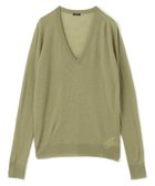 【ジョゼフ/JOSEPH】のキャッシュエアー Vネックニット 人気、トレンドファッション・服の通販 founy(ファニー) ファッション Fashion レディースファッション Fashion for Women トップス・カットソー Cut & Sew Tops ニット Knit Tops & Sweaters Vネックトップス V-Neck Tops / V-Cut Neckline Shirts クラシック Classic, Timeless Style セーター Sweater, Knitwear デコルテ Décolleté, Neckline フィット Fit, Slim Fit リラックス Relax, Relaxed Fit 夏 Summer 定番 Standard, Basic Item 春 Spring S/S・春夏 SS, Spring/Summer, Warm Season thumbnail Dark Olive|ID: prp329100004657182 ipo3291000000034971091