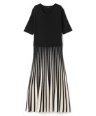 【ジョゼフ/JOSEPH】のストライプ ドレス Oyster White/ Black|ID: prp329100004657193 ipo3291000000033688802