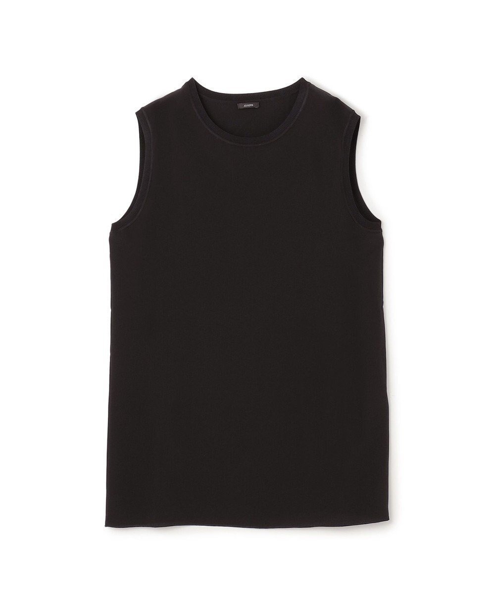 【ジョゼフ/JOSEPH】の【FOUNDATIONS】クレープドソワ ノースリーブ 人気、トレンドファッション・服の通販 founy(ファニー) 　ファッション　Fashion　レディースファッション　Fashion for Women　トップス・カットソー　Cut & Sew Tops　キャミソール&ノースリーブ　Camisoles & Sleeveless Tops　シャツ・ブラウス・オフィスカジュアル　Elegant Blouses & Button-Ups　エレガント 上品　Elegant　春　Spring　コレクション　Collection, Seasonal Line　軽量　Lightweight, Ultra Light　シルク　Silk, 100% Silk　シンプル　Simple, Minimal　定番　Standard, Basic Item　ノースリーブ　Sleeveless, No-Sleeve　フィット　Fit, Slim Fit　モダン　Modern, Contemporary　リラックス　Relax, Relaxed Fit　S/S・春夏　SS, Spring/Summer, Warm Season　夏　Summer　 other-1|ID: prp329100004657195 ipo3291000000033688806