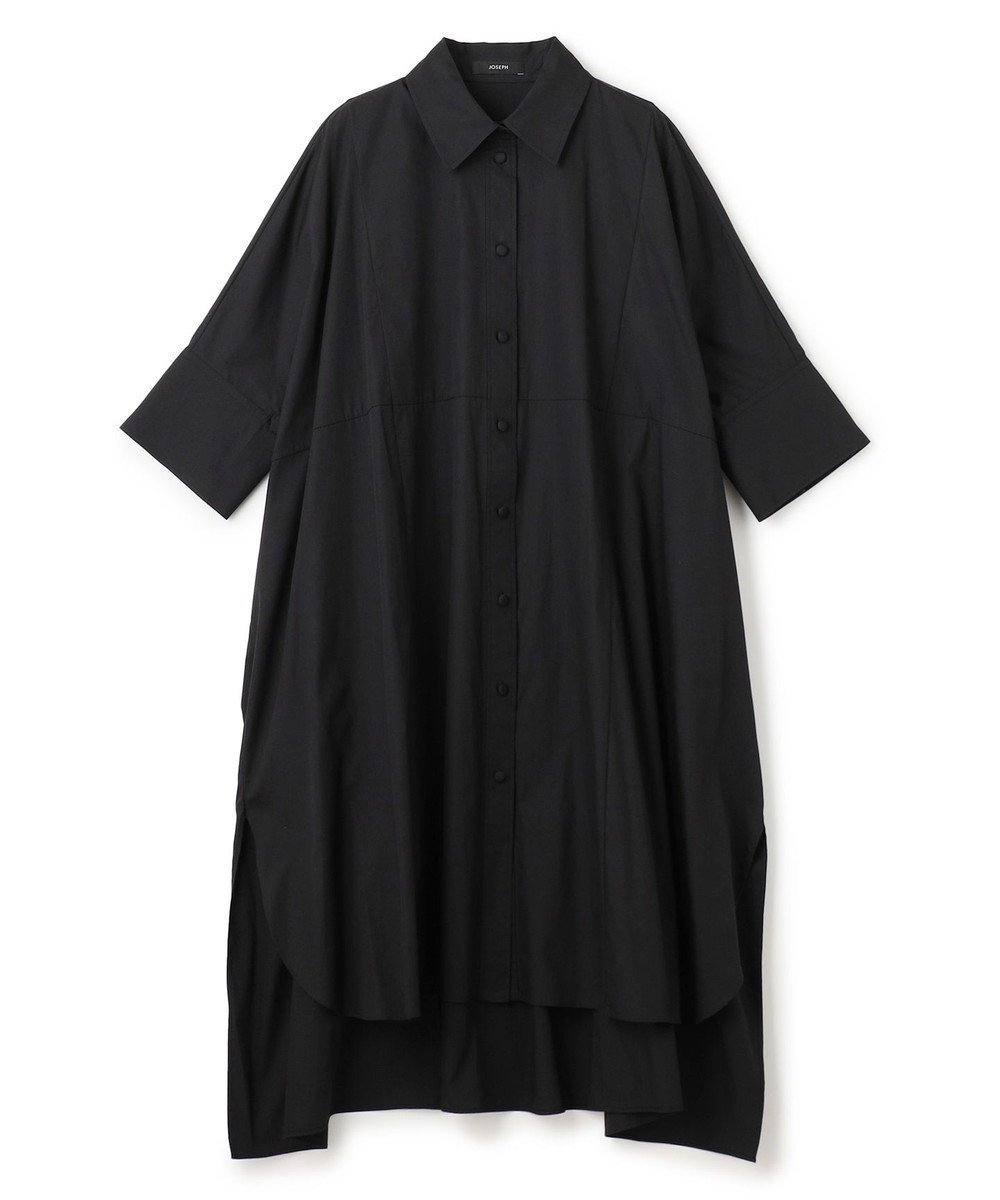 【ジョゼフ/JOSEPH】のポプリン ドレス 人気、トレンドファッション・服の通販 founy(ファニー) 　ファッション　Fashion　レディースファッション　Fashion for Women　ワンピース　Dresses　フォーマル・パーティードレス・結婚式用ドレス　Elegant & Casual Dresses　カフス　Cuff Design　コクーン　Cocoon, Cocoon Silhouette　ドレス　Dress, One-Piece　フロント　Front, Front Design　夏　Summer　春　Spring　S/S・春夏　SS, Spring/Summer, Warm Season　無地　Plain, Solid Color　 other-1|ID: prp329100004657201 ipo3291000000033688820