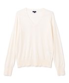 【ジョゼフ/JOSEPH】の【洗える】テンセルストレッチ Vネックニット Ivory|ID: prp329100004657217 ipo3291000000034556398