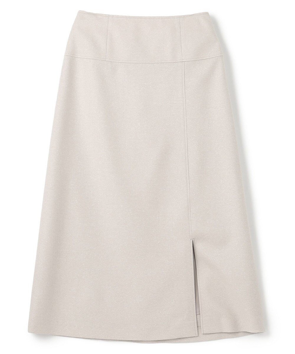 【ジョゼフ/JOSEPH】のウールシルクネップ ラップ風スカート インテリア・キッズ・メンズ・レディースファッション・服の通販 founy(ファニー) 　ファッション　Fashion　レディースファッション　Fashion for Women　スカート　Skirts　アウトレット　Outlet / Clearance　シルク　Silk, 100% Silk　スペシャル　Special, Limited Edition　スリット　Slit, Slit Detail　ツイード　Twill, Twill Weave　ネップ　Nepp, Slub Yarn　ミドル　Middle Length, Mid Height　ヨーク　Yoke, Yoke Design　ラップ　Wrap, Wrap Design　A/W・秋冬　Autumn/Winter　Parchment|ID: prp329100004657231 ipo3291000000034959324