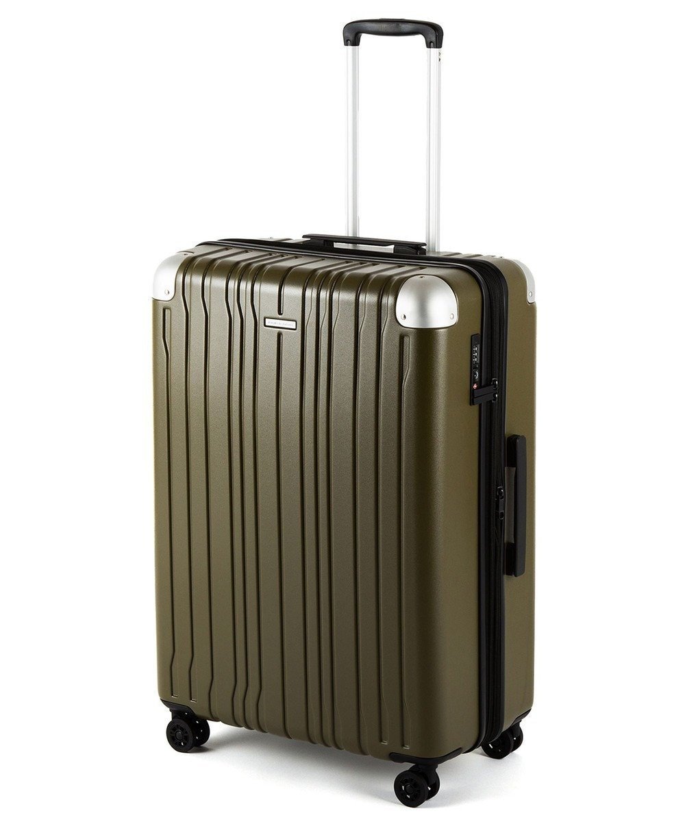 【エースバッグズアンドラゲッジ/ACE BAGS & LUGGAGE】のhiromichi nakano モンターニャ スーツケース 81L 05354 ヒロミチナカノ インテリア・キッズ・メンズ・レディースファッション・服の通販 founy(ファニー) 　ファッション　Fashion　レディースファッション　Fashion for Women　スーツ　Business Suits & Workwear　シンプル　Simple, Minimal　おすすめ　Recommended / Our Picks　旅行　Travel　スーツケース キャリーケース　Suitcase / Carry Case　カーキ|ID: prp329100004657238 ipo3291000000033907668