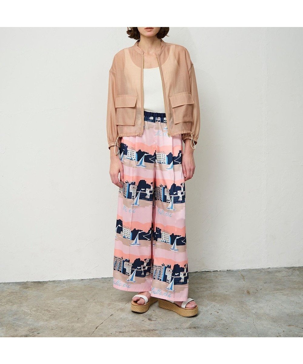 【グレース コンチネンタル/GRACE CONTINENTAL】のマリンプリントイージーパンツ 人気、トレンドファッション・服の通販 founy(ファニー) 　ファッション　Fashion　レディースファッション　Fashion for Women　パンツ　Pants & Trousers　イタリア　Italy　センター　Center, Center Line　モチーフ　Motif, Design Theme　リゾート　Resort, Vacation Style　ワイド　Wide, Wide Fit　別注　Limited Edition, Custom Order　夏　Summer　春　Spring　S/S・春夏　SS, Spring/Summer, Warm Season　 other-1|ID: prp329100004657240 ipo3291000000034254080