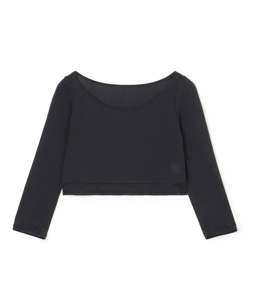 【チャコット/Chacott】のショートトップ インテリア・キッズ・メンズ・レディースファッション・服の通販 founy(ファニー) 　ファッション　Fashion　レディースファッション　Fashion for Women　トップス・カットソー　Cut & Sew Tops　ショート　Short, Short Length　ストレッチ　Stretch, Stretchy Fabric　ブラック|ID: prp329100004657245 ipo3291000000033689103