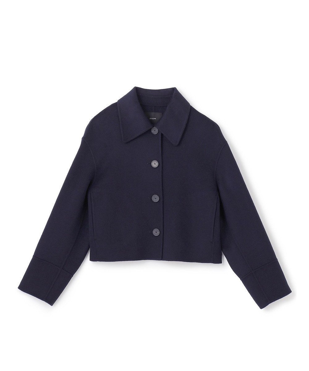 【ジョゼフ/JOSEPH】のダブルフェイスカシミヤ ショートコート 人気、トレンドファッション・服の通販 founy(ファニー) 　ファッション　Fashion　レディースファッション　Fashion for Women　アウター　Coat / Outerwear Collection　コート・ロングコート・ピーコート　Long Coats, Peacoats & More　レディースジャケット・軽アウター　Jackets　クロップド　Cropped, Short Length　ショルダー　Shoulder, Shoulder Strap　ショート　Short, Short Length　ジャケット　Jacket, Outerwear　ストレッチ　Stretch, Stretchy Fabric　ダブル　Double, Double-Breasted　トレンド　Trend, Trending Now　ドロップ　Drop Shoulder, Dropped Style　フィット　Fit, Slim Fit　フェイス　Face, Facial Design　フロント　Front, Front Design　レギュラー　Regular, Standard Fit　定番　Standard, Basic Item　A/W・秋冬　Autumn/Winter　 other-1|ID: prp329100004657261 ipo3291000000033906853