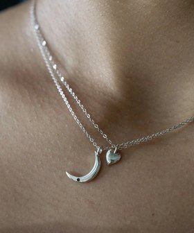 【ヨア/yoaa】のシルバー925 ニュームーンネックレス+ブラックダイヤモンド 人気、トレンドファッション・服の通販 founy(ファニー) ファッション Fashion レディースファッション Fashion for Women ジュエリー Jewelry ネックレス Necklaces & Pendants アクセサリー Fashion Accessories シルバー Silver, Metallic Silver シンプル Simple, Minimal ダイヤモンド Diamond, Brilliant Cut なめらか Smooth, Silky Texture ネックレス Necklace, Pendant Necklace おすすめ Recommended / Our Picks 日本製 Made In Japan |ID:prp329100004657271