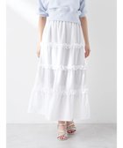 【アースミュージックアンドエコロジー/earth music&ecology】のミニフリルボリュームスカート Off White|ID: prp329100004657278 ipo3291000000034275756