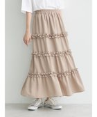 【アースミュージックアンドエコロジー/earth music&ecology】のミニフリルボリュームスカート Mocha|ID: prp329100004657278 ipo3291000000034275759