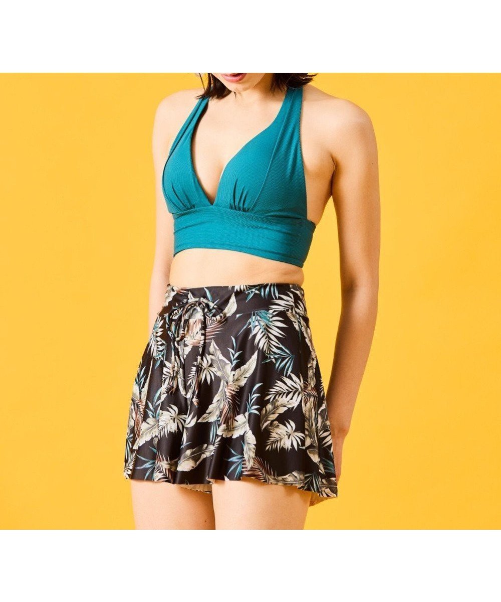 【三愛水着楽園/San-ai Resort】のショートパンツ M【San-ai Resort(サンアイリゾート)】 インテリア・キッズ・メンズ・レディースファッション・服の通販 founy(ファニー) ファッション Fashion レディースファッション Fashion for Women 水着 Swimwear レディース水着・ビーチウェア Swimwear & Beachwear クール Cool, Chic ショート Short, Short Length ビーチ Beach, Seaside フィット Fit, Slim Fit フレア Flare, Flared プリント Print, Printed Pattern リゾート Resort, Vacation Style リーフ Leaf, Botanical Leaf 夏 Summer S/S・春夏 SS, Spring/Summer, Warm Season 水着 Swimsuit, Swimwear A/W・秋冬 Autumn/Winter ブラック|ID: prp329100004657287 ipo3291000000034275886