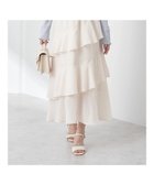 【アースミュージックアンドエコロジー/earth music&ecology】のアシメラッフル段々スカート Ivory|ID: prp329100004657292 ipo3291000000034277040
