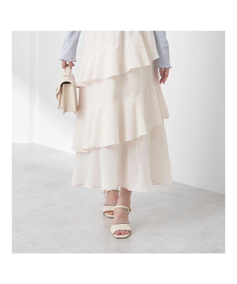 【アースミュージックアンドエコロジー/earth music&ecology】のアシメラッフル段々スカート インテリア・キッズ・メンズ・レディースファッション・服の通販 founy(ファニー) ファッション Fashion レディースファッション Fashion for Women スカート Skirts アシンメトリー Asymmetrical Style ギャザー Gathered, Ruffled フリル Frill, Ruffle ポケット Pocket, Pocket Detail 夏 Summer 春 Spring S/S・春夏 SS, Spring/Summer, Warm Season Ivory|ID: prp329100004657292 ipo3291000000034277040