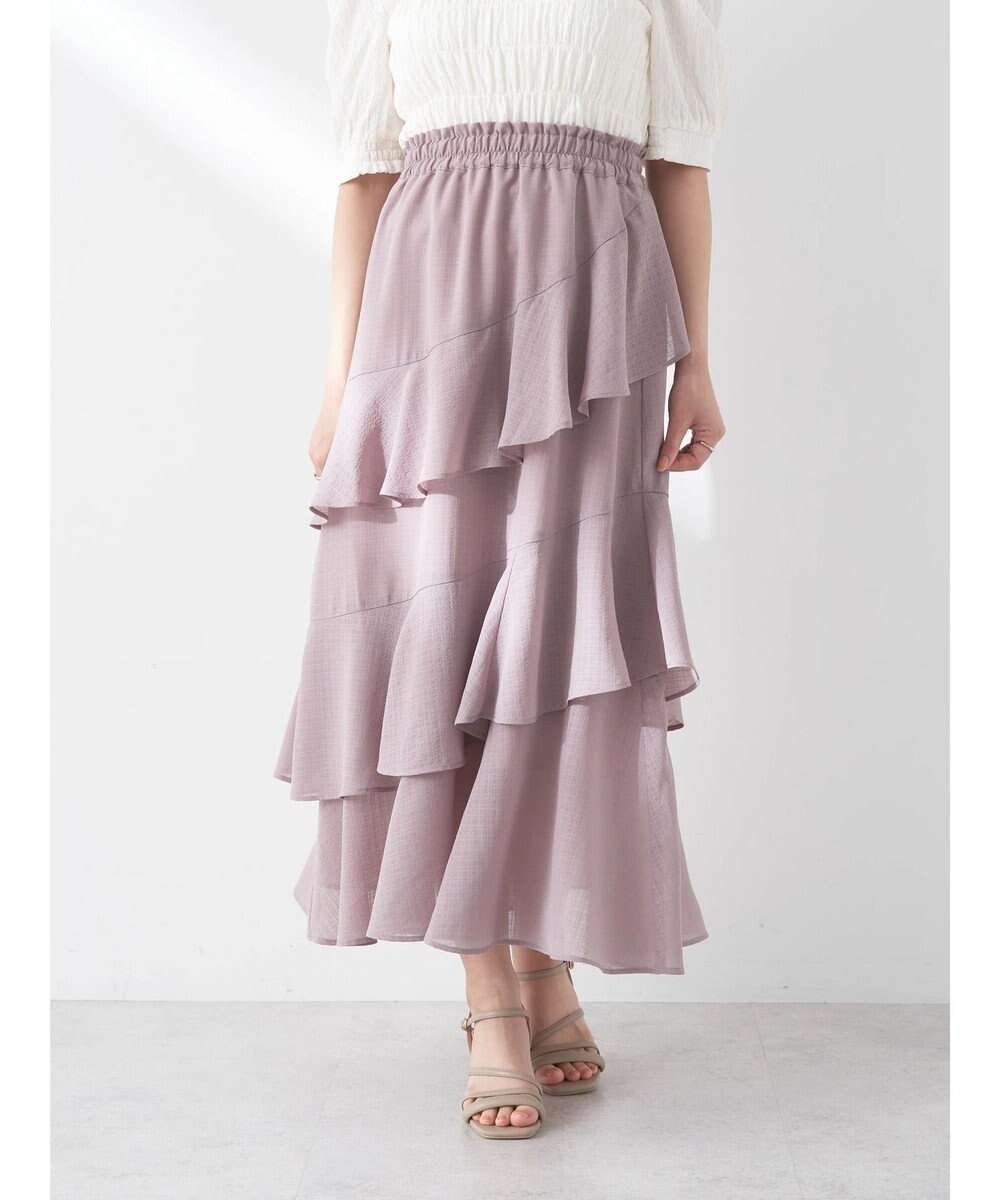 【アースミュージックアンドエコロジー/earth music&ecology】のアシメラッフル段々スカート インテリア・キッズ・メンズ・レディースファッション・服の通販 founy(ファニー) ファッション Fashion レディースファッション Fashion for Women スカート Skirts アシンメトリー Asymmetrical Style ギャザー Gathered, Ruffled フリル Frill, Ruffle ポケット Pocket, Pocket Detail 夏 Summer 春 Spring S/S・春夏 SS, Spring/Summer, Warm Season Gray Beige|ID: prp329100004657292 ipo3291000000034277041
